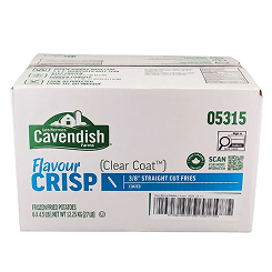 Cavendish Clear coat fries 3/8